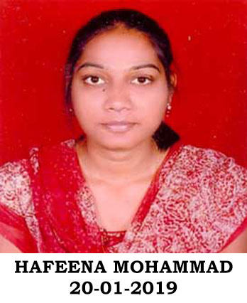Mrs. HAFEENA MOHAMMED